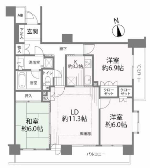 物件画像 ガーデン阿佐ヶ谷 3階