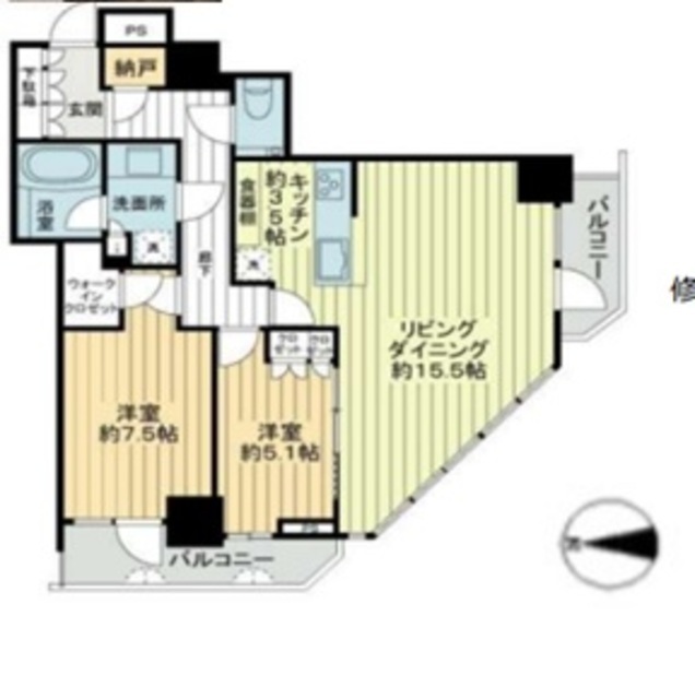 物件画像 パークハウス清澄白河タワー 26階