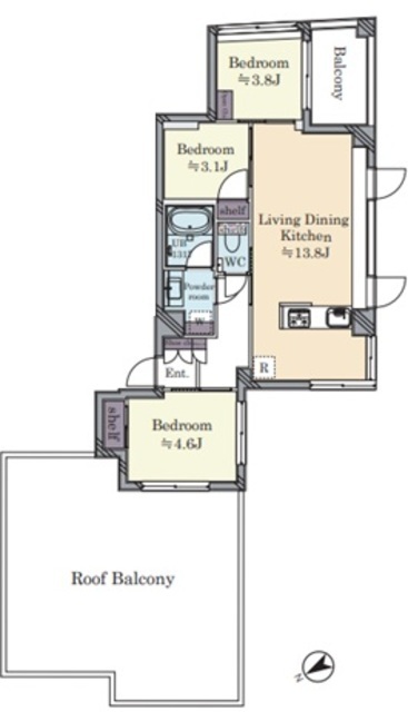 物件画像 ラコント永福 5階