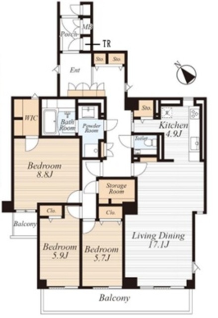 物件画像 パレ駒場 3階