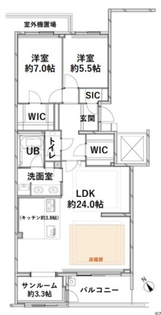物件画像 パークコート学芸大学 2階