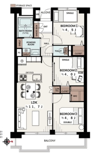 物件画像 シティコープ萩中 1階