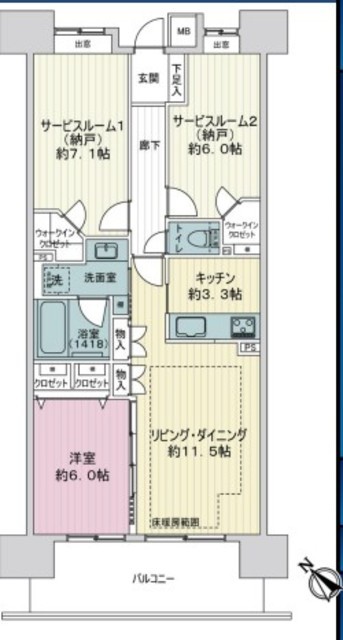 物件画像 コスモ・ザ・キャナル東京イースト 4階
