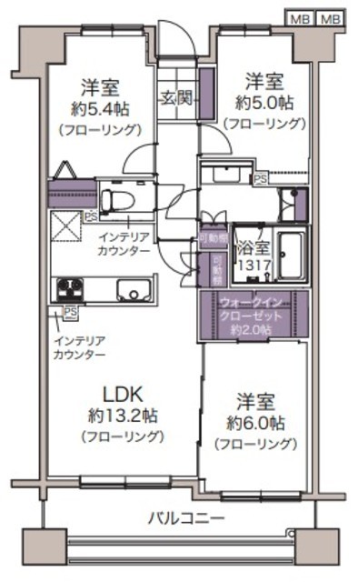 物件画像 アクシアガーデン南砂 2階