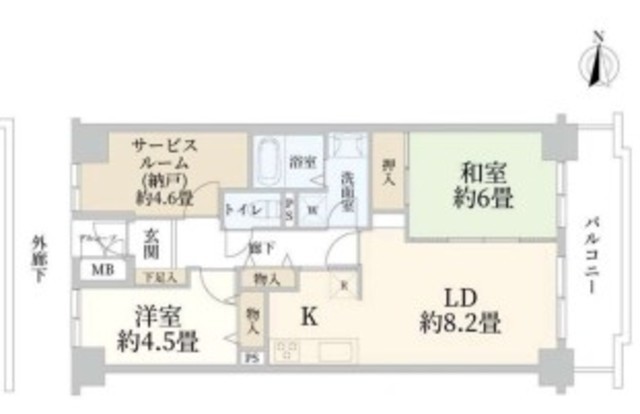 物件画像 東大島ファミールハイツ 13階