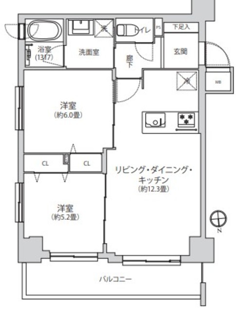 物件画像 アリュージュ南千住 4階