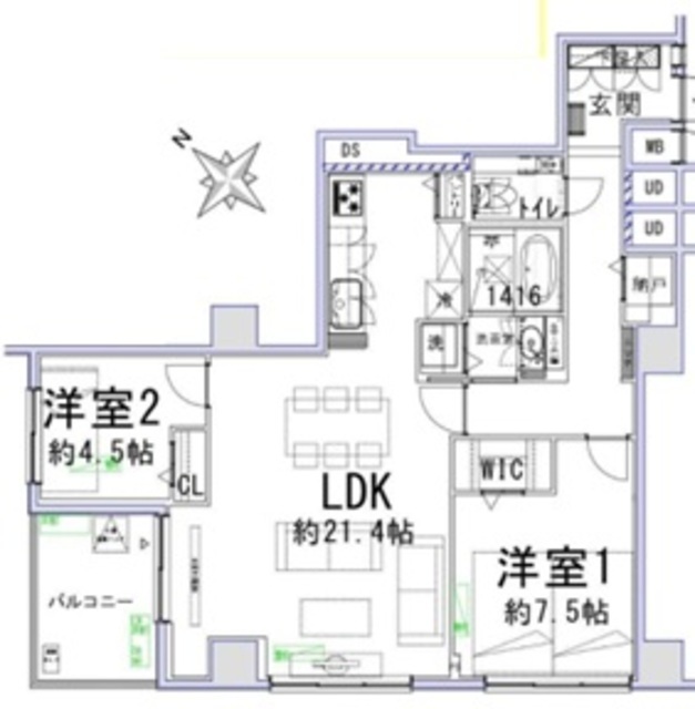 物件画像 マノー乃木坂 3階
