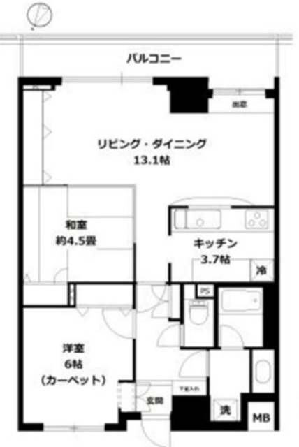物件画像 朝日白金台マンション 4階