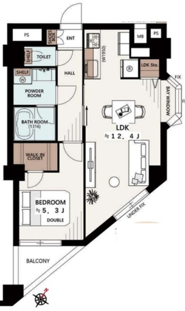 物件画像 エクレール乃木坂 5階