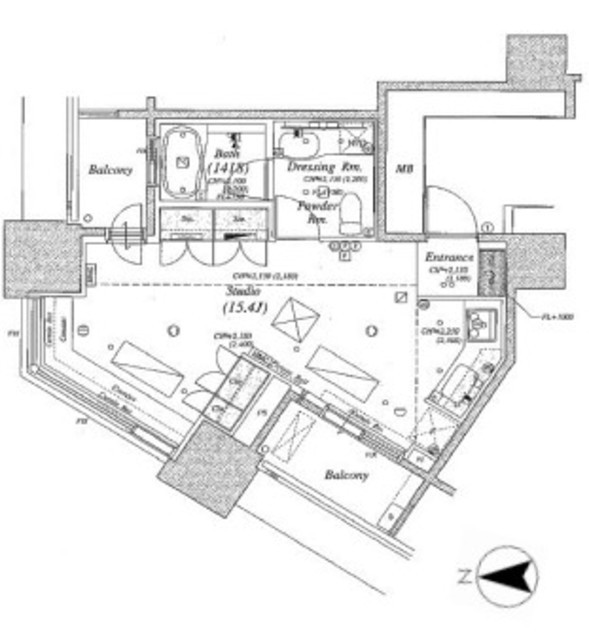 物件画像 高輪ザ・レジデンス 6階