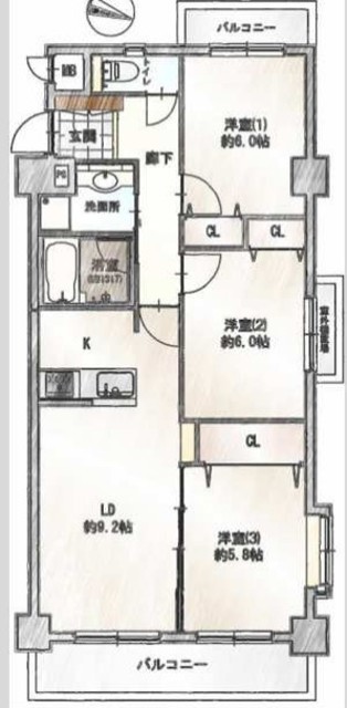 物件画像 ライオンズマンション北烏山 2階