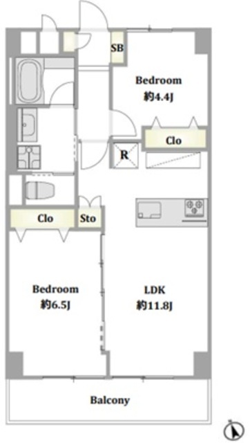 物件画像 ドミール第3東品川 2階