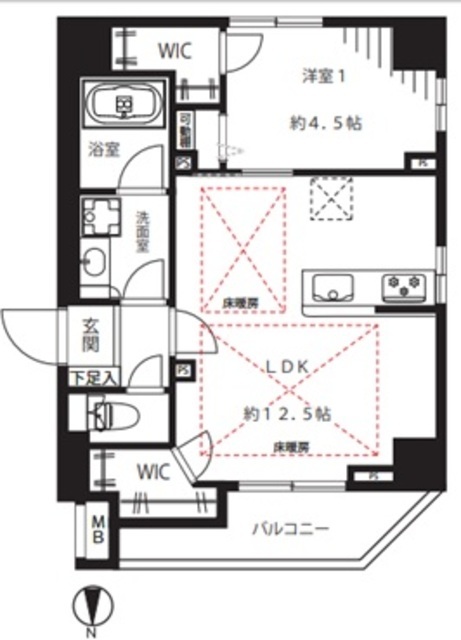 物件画像 シーズクロノス蒲田 8階