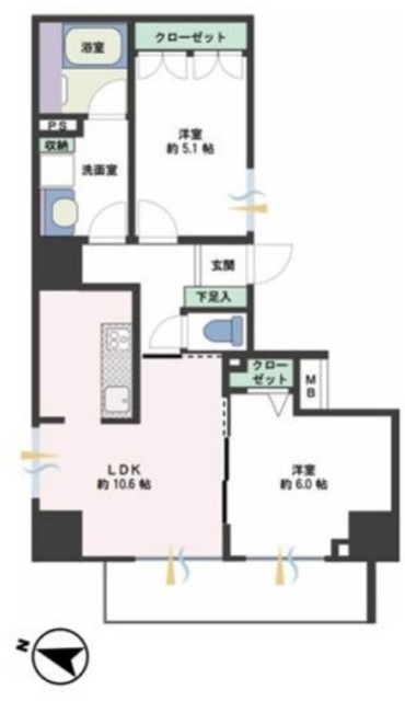 物件画像 フォースター浅草今戸 6階