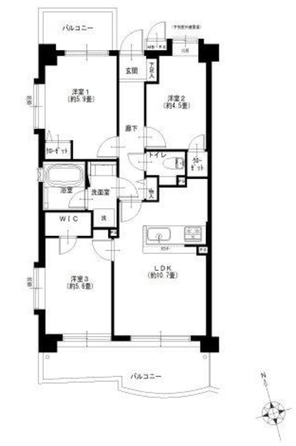 物件画像 ライオンズシティ桜台 2階