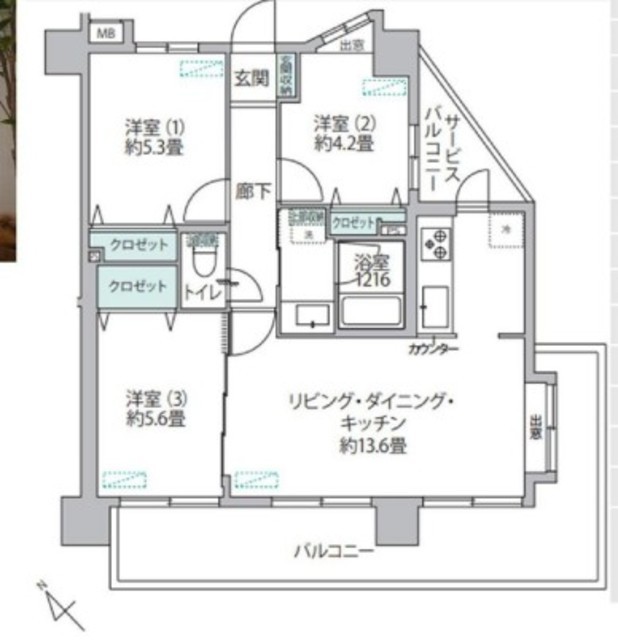 物件画像 グランパーク東向島 8階