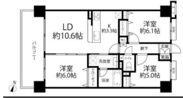 物件画像 ランドステージ東大島エグゼタワー 13階