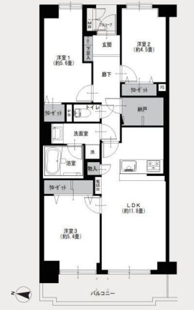 物件画像 東大島ファミールハイツ 13階