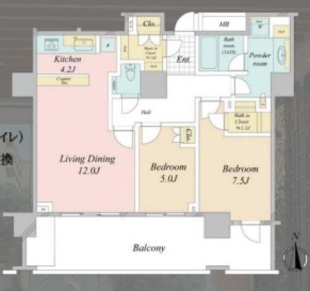 物件画像 広尾ガーデンフォレスト 6階