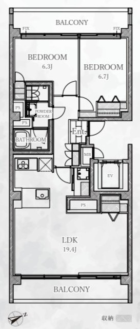 物件画像 ドミール高輪 3階