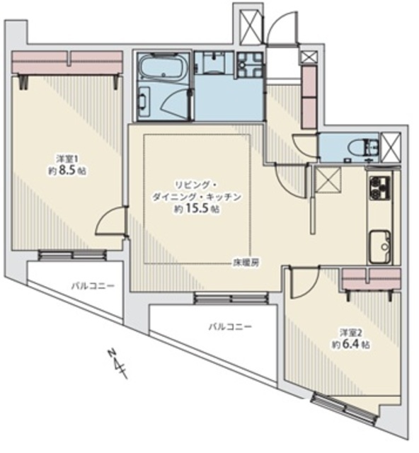 物件画像 サンスタレ駒沢ファーストコート 2階