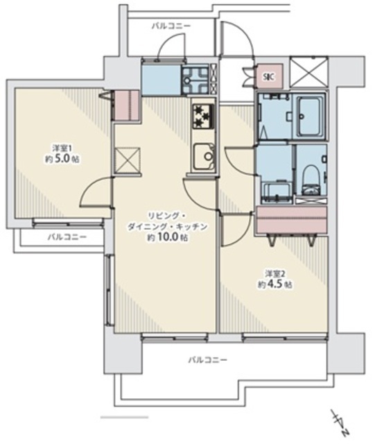 物件画像 グローリア初穂御殿山 4階