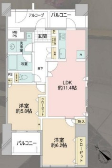 物件画像 グランドステージ三宿 5階