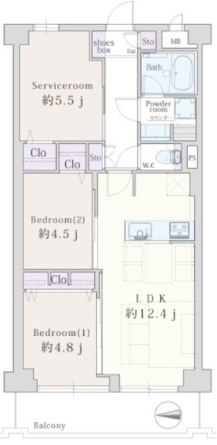 物件画像 エンゼルハイム仙台堀公園 3階