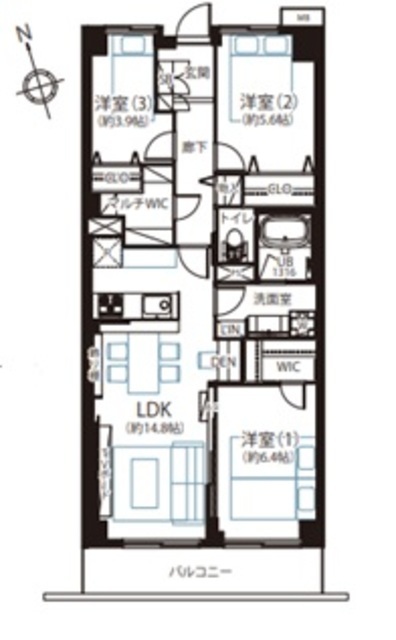 物件画像 蒲田グリーンパーク 14階