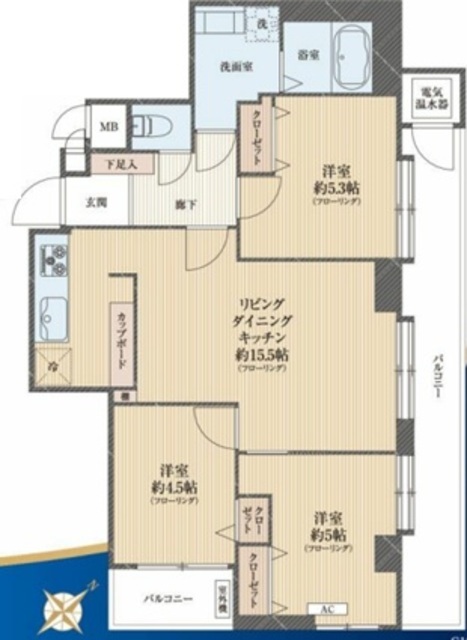物件画像 南馬込セントラルパレス 6階