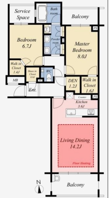 物件画像 パークシティ浜田山 4階