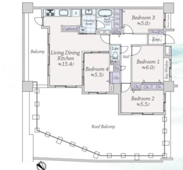物件画像 フォリアージュ 8階