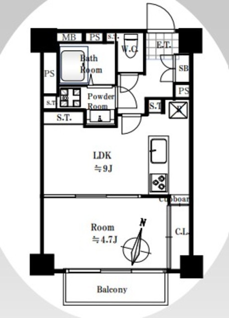 物件画像 シャンボール武蔵小山 9階