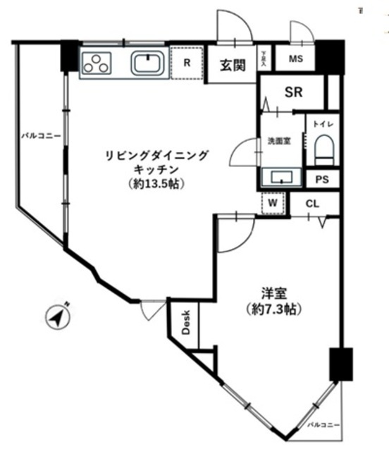 物件画像 第二目黒コーポビアネーズ 1階