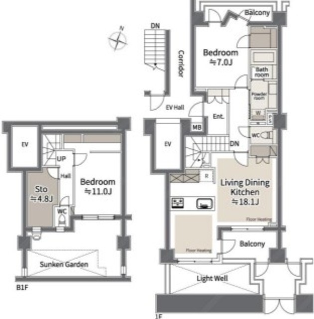 物件画像 クレッセント新宿柏木 1階