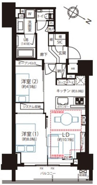物件画像 シティハウス目黒ザ・ツイン 15階