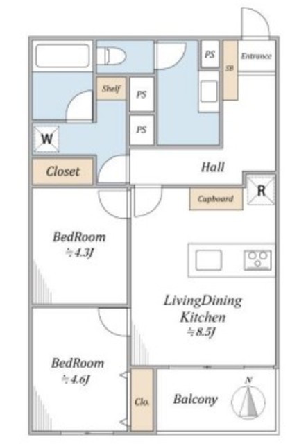 物件画像 シャトー文京 8階