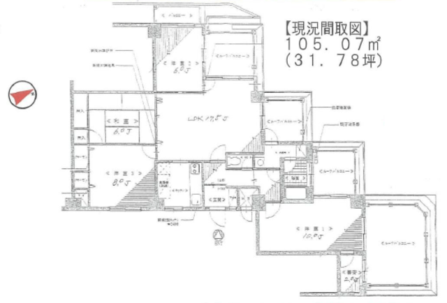 恵比寿ガーデン 8階 間取り図