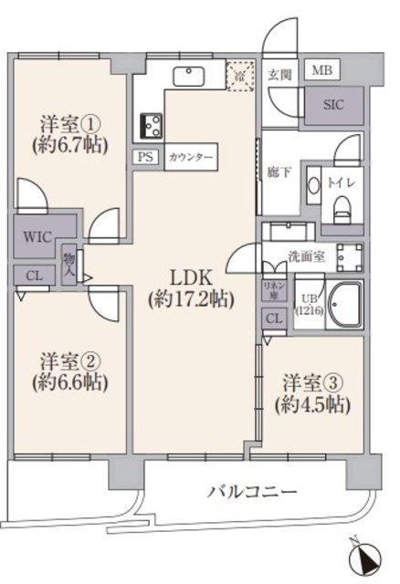物件画像 グランドマンション野方 12階