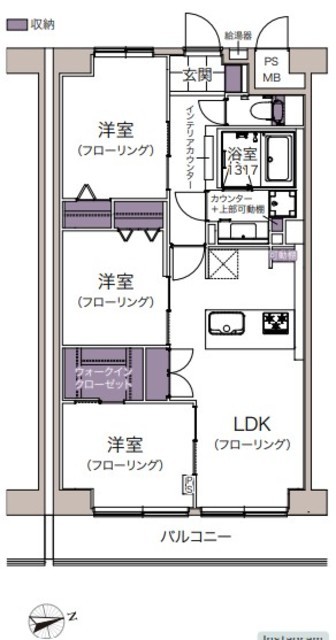 物件画像 東大島ハイライズ 6階