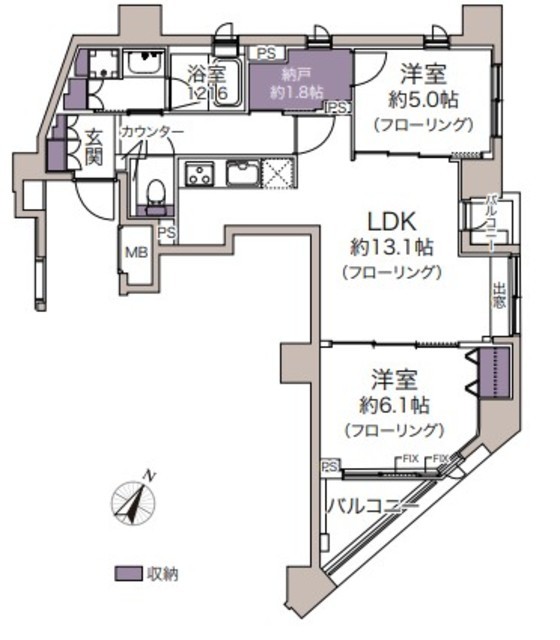 物件画像 ラ・グラース大山 5階