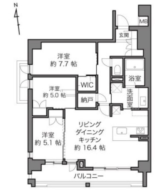 物件画像 リストレジデンス目黒本町 3階