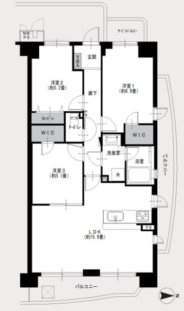 物件画像 モア・クレスト小竹向原 2階