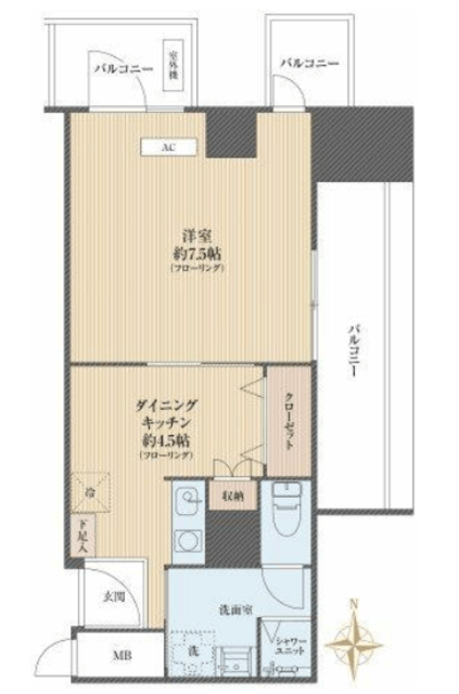 物件画像 歌舞伎町ダイヤモンドパレス 7階