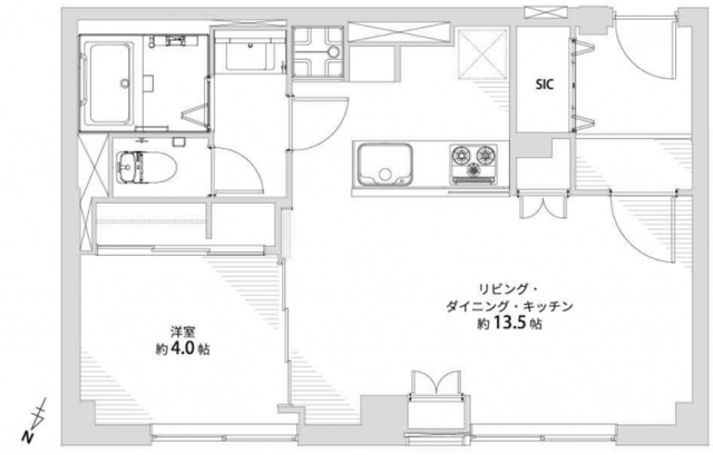 ニュー赤坂コーポラス 6階 間取り図
