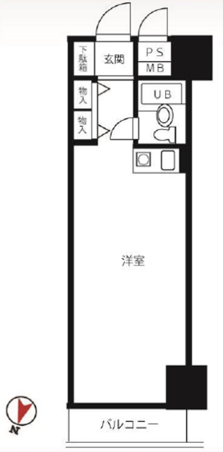 朝日広尾マンション 6階 成約済み（126）