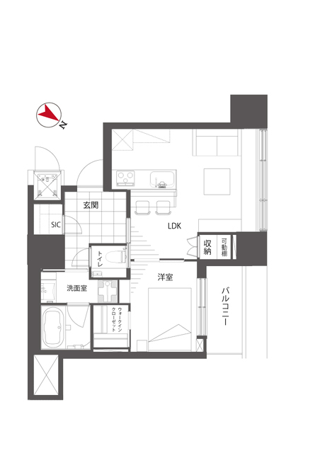 THE ROPPONGI TOKYO（ザ六本木東京） 13階 間取り図