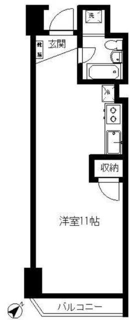 赤坂桧町公園アーバンライフ 2階 間取り図