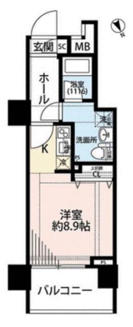 プレール・ドゥーク東新宿3 4階 成約済み（1406）