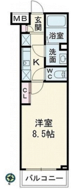 クラスタ笹塚 2階 成約済み（1668）